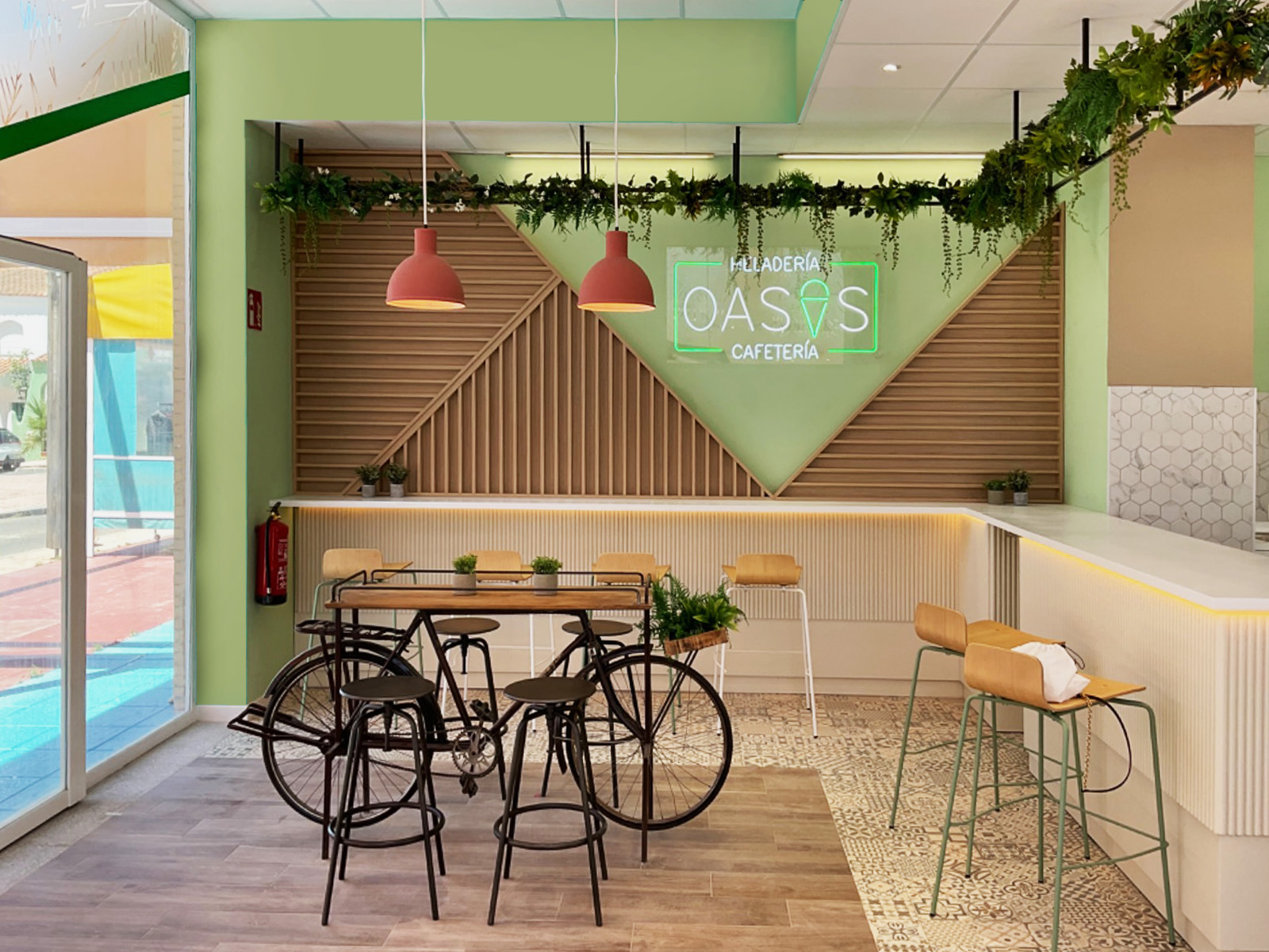 EptaConcept designs the new Oasis Matalascañas ice cream parlour